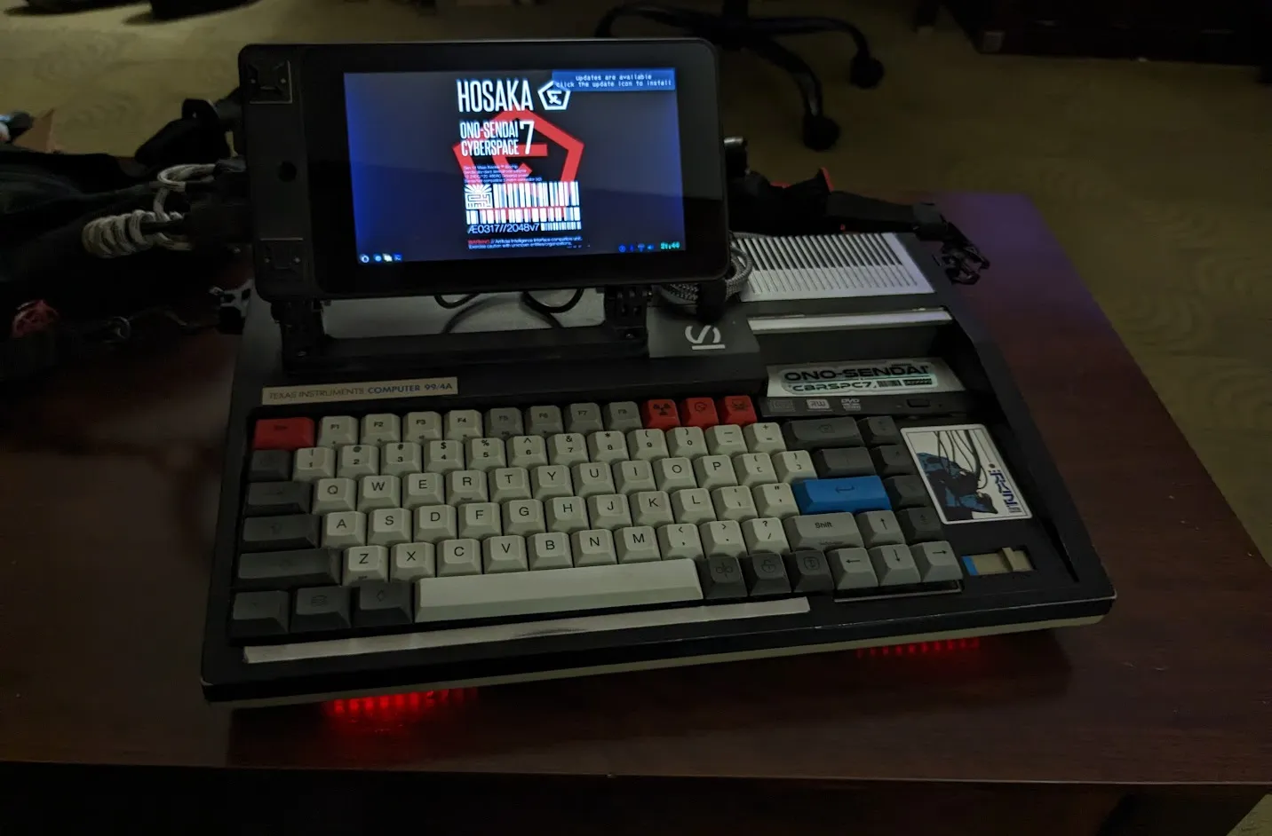 The TI-99 CyberDeck build
